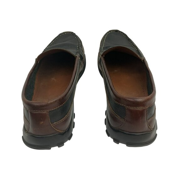 Allen Edmonds Boulder Leather Loafers Mens 10.5 D Black & Brown Slip-On main image 12